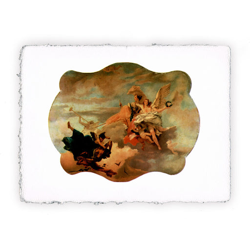 Stampa di Giambattista Tiepolo - Il trionfo di forza e sapienza - 1745-1750