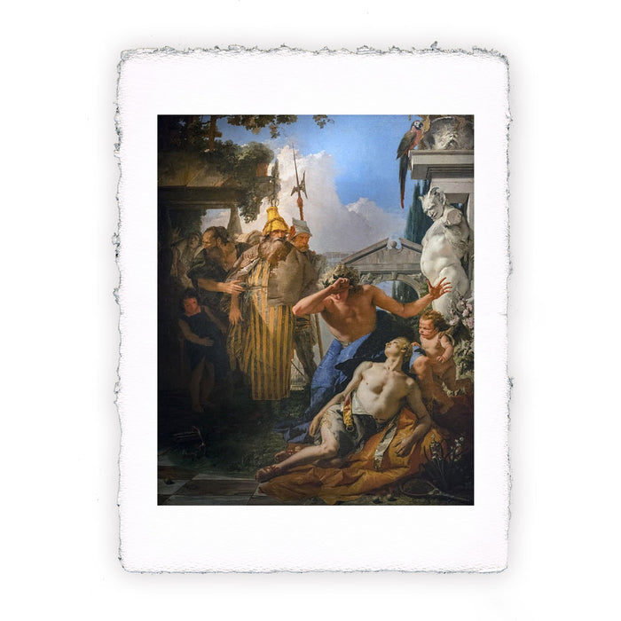 Stampa di Giambattista Tiepolo - La morte di Giacinto - 1752-1753