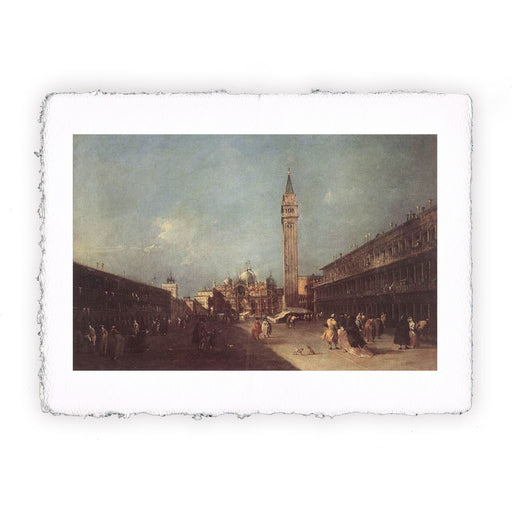Stampa di Francesco Guardi - Piazza San Marco I - 1760