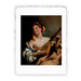Stampa di Giambattista Tiepolo - Ragazza con il mandolino - 1758-1760