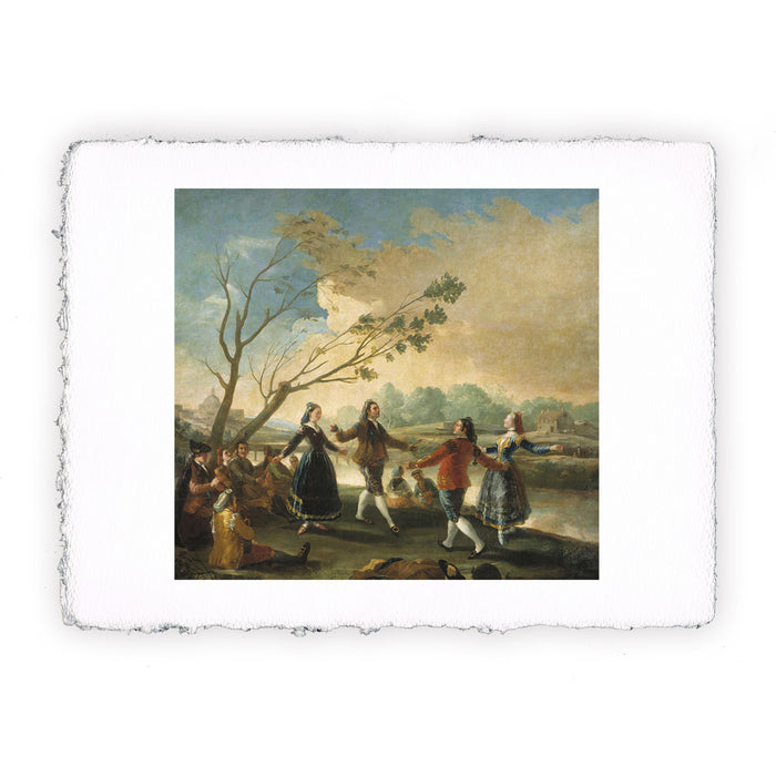 Stampa di Francisco Goya - Ballo sulle rive del Manzanarre - 1777
