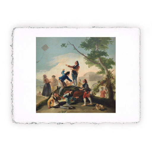 Stampa di Francisco Goya - L'aquilone - 1777-1778