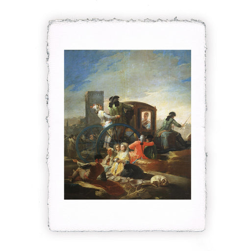 Stampa di Francisco Goya - Il venditore di stoviglie - 1779