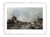 Stampa di Francesco Guardi - Il Canal Grande con San Simeone piccolo e Santa Lucia - 1780