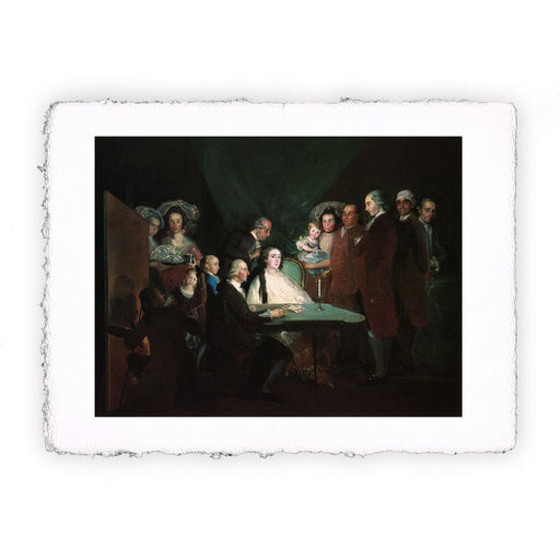 Stampa di Francisco Goya - La famiglia dell'Infante Don Luis - 1784
