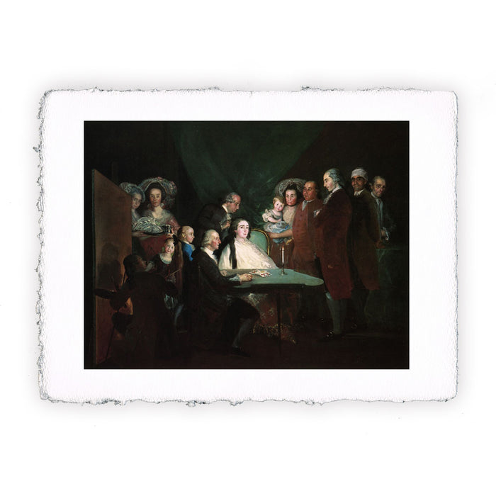 Stampa di Francisco Goya - La famiglia dell'Infante Don Luis - 1784