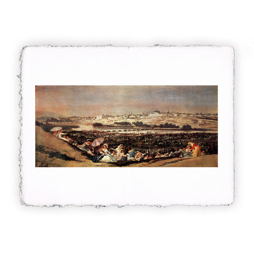 Stampa di Francisco Goya - Il campo di San Isidro il giorno della festa - 1788