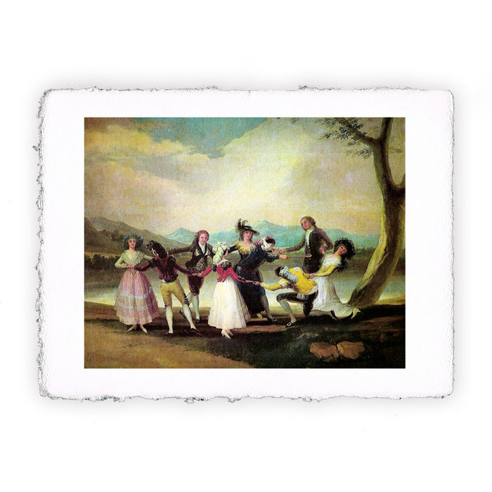 Stampa di Francisco Goya - Mosca cieca - 1788-1789