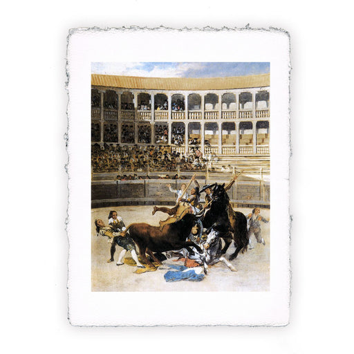 Stampa di Francisco Goya - Picador preso dal toro - 1793