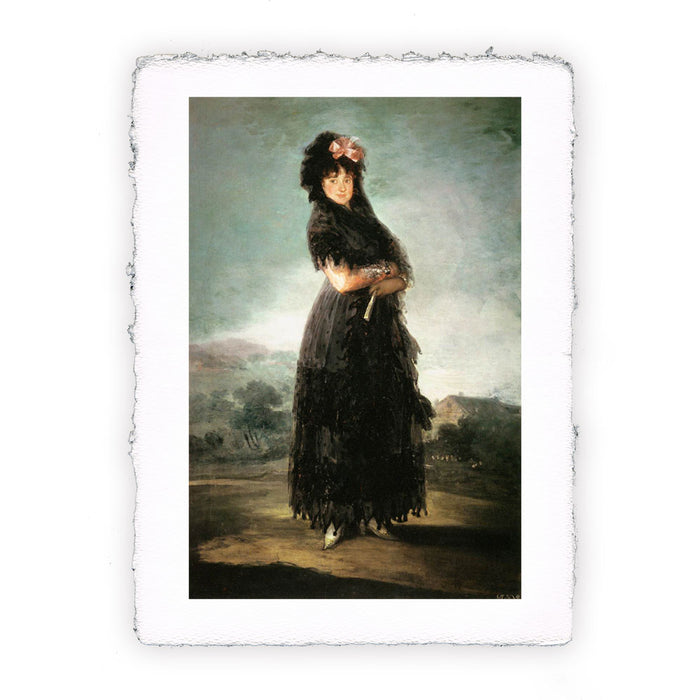 Stampa di Francisco Goya - Mariana Waldstein nona Marchesa di Santa Cruz - 1797
