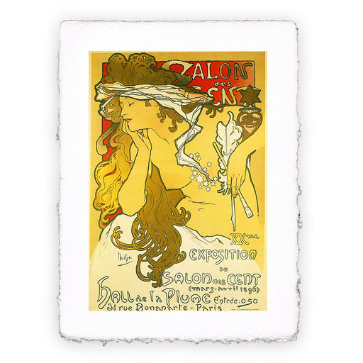Stampa Pitteikon di Alphonse Mucha - Salon dei Cento I del 1896