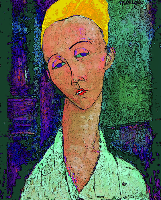 Amedeo Modigliani - Ritratto di Lunia Czechowska - Stampa in versione moderna 4.0