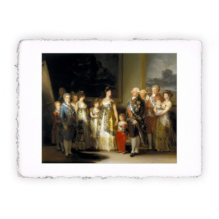 Stampa di Francisco Goya - Carlo IV di Spagna e la famiglia reale - 1800