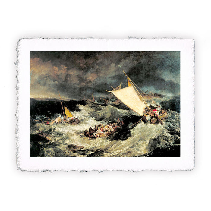 Stampa di William Turner - Il naufragio - 1805