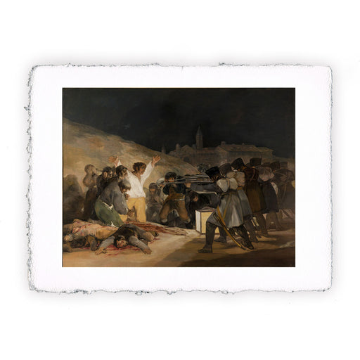 Stampa di Francisco Goya - 3 maggio 1808 (esecuzione dei difensori di Madrid) - 1814