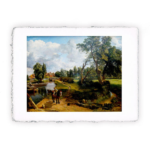 Stampa di John Constable - Il mulino di Flatford - 1817
