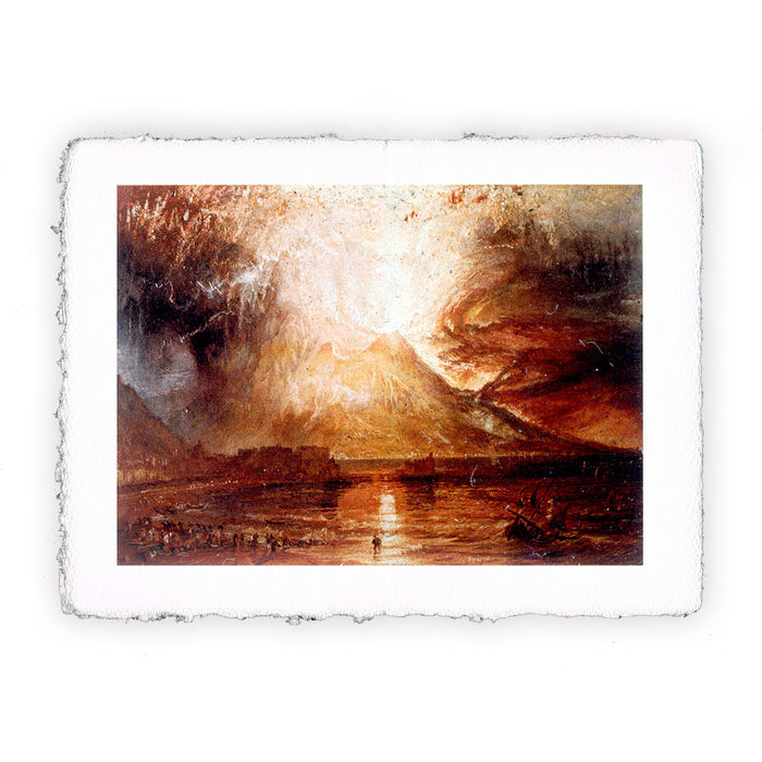 Stampa di William Turner - Eruzione del Vesuvio - 1817