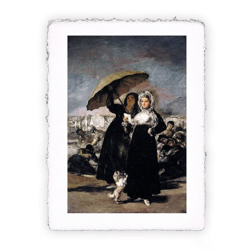Stampa di Francisco Goya - Giovane donna o La lettera - 1819