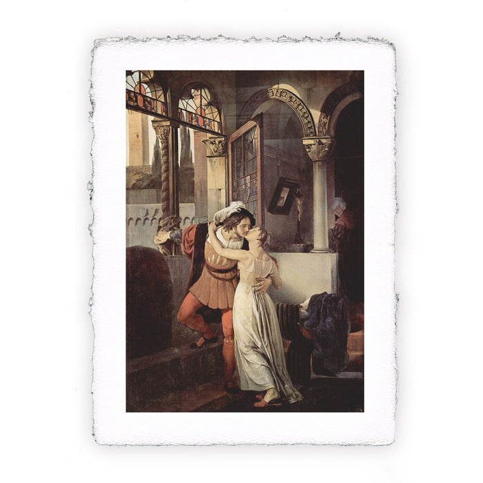 Stampa di Francesco Hayez - L'ultimo bacio di Romeo e Giulietta - 1823