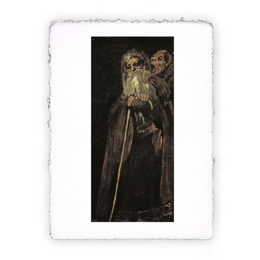 Stampa di Francisco Goya - Due vecchi o due monaci - 1823