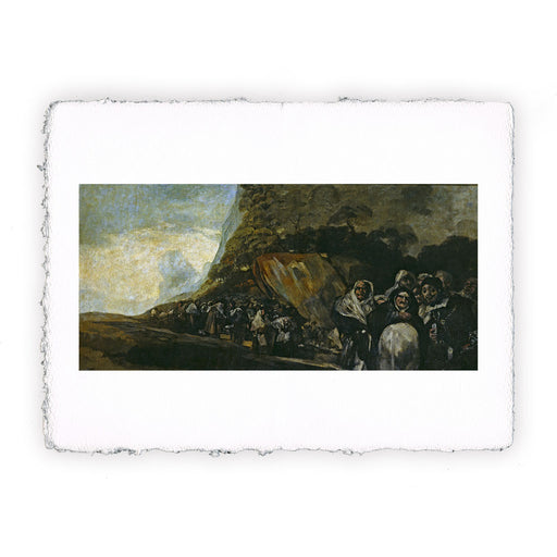 Stampa di Francisco Goya - Pellegrinaggio alla fonte di San Isidro - 1820-1823