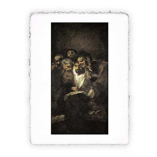 Stampa di Francisco Goya - Uomini che leggono - 1819-1823