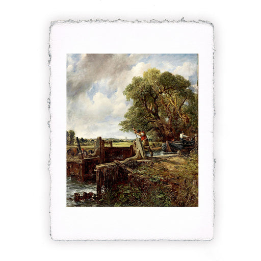 Stampa di John Constable - La chiusa - 1824
