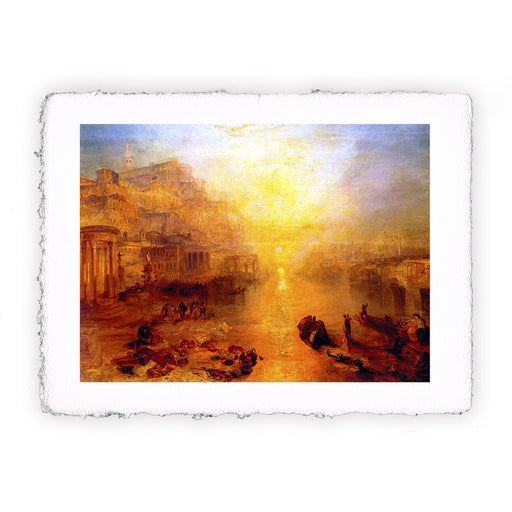 Stampa di William Turner - Ovidio bandito da Roma - 1825