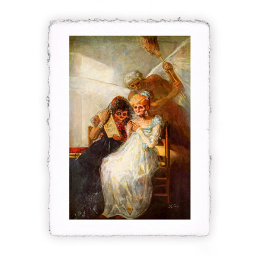 Stampa di Francisco Goya - Il tempo delle donne anziane - 1820