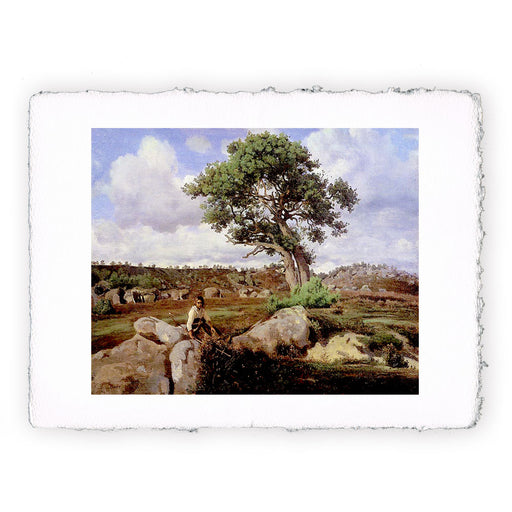 Stampa di Camille Corot - Il furioso - 1830