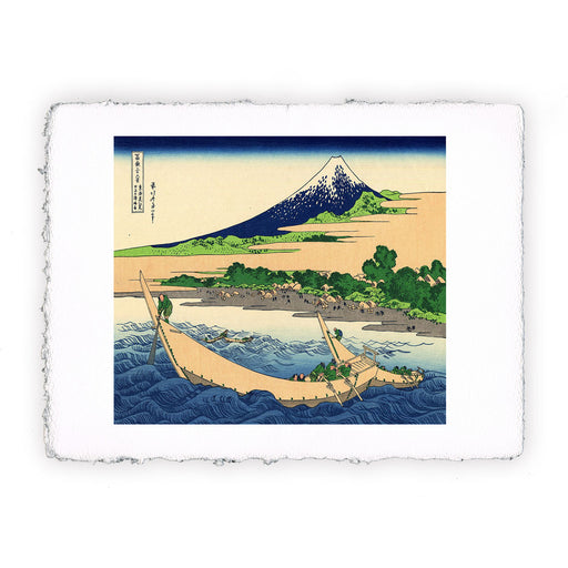 Stampa di Katsushika Hokusai - Costa della baia di Tago. Ejiri a Tokaido del 1832