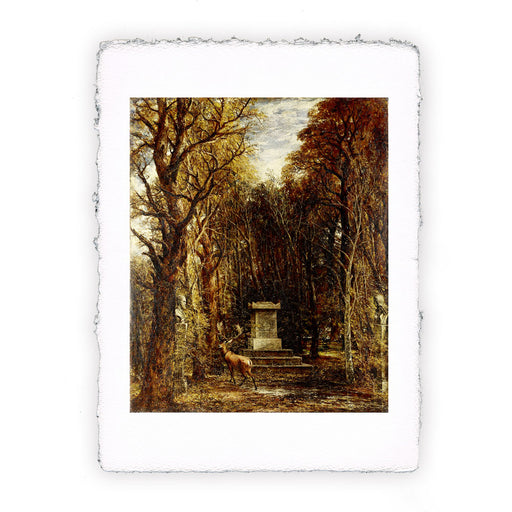 Stampa di John Constable - Cenotafio alla memoria di Sir Joshua Reynolds - 1836