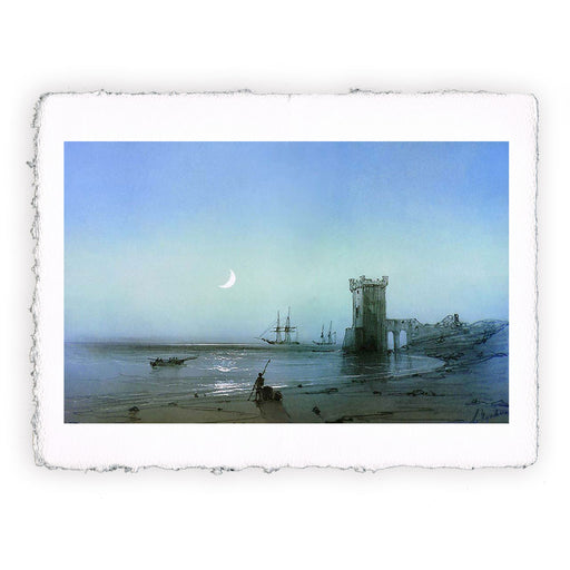 Stampa di Ivan Aivazovsky - Paesaggio marino - 1850