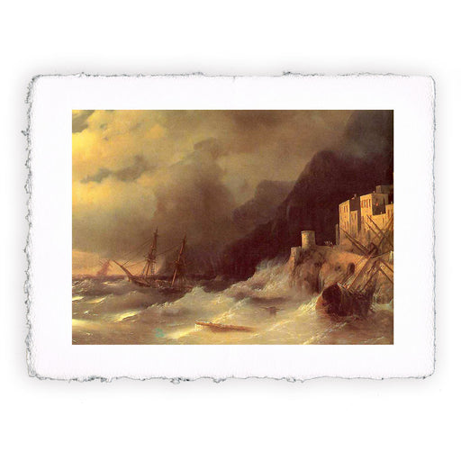 Stampa di Ivan Aivazovsky - Tempesta - 1850