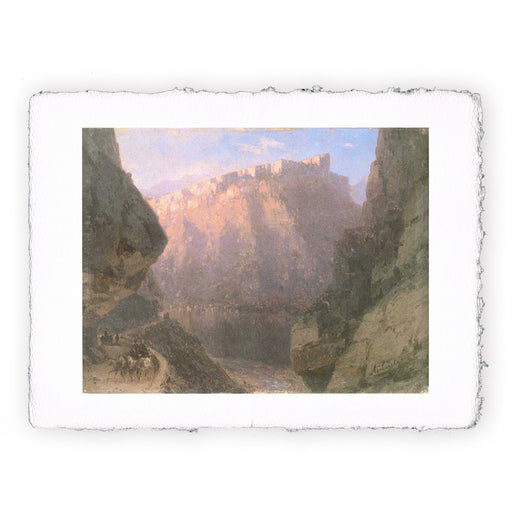 Stampa di Ivan Aivazovsky - Il canyon Daryal - 1855