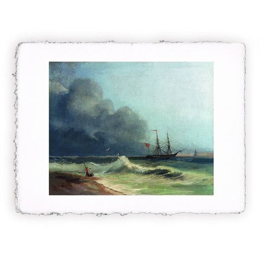Stampa di Ivan Aivazovsky - Mare prima della tempesta - 1856