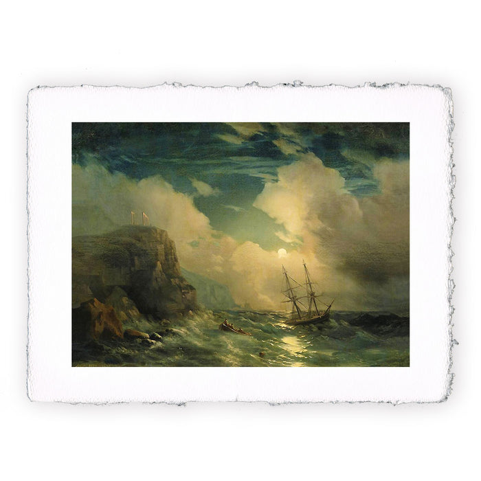 Stampa di Ivan Aivazovsky - Paesaggio marino II - 1856