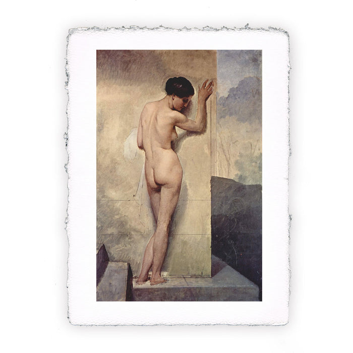 Stampa di Francesco Hayez - Donna nuda - 1859
