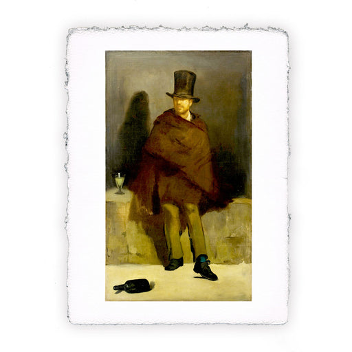Stampa di Édouard Manet - Il bevitore di assenzio - 1858-1859