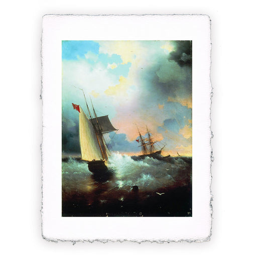 Stampa di Ivan Aivazovsky - Nave a vela - 1859