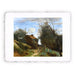 Stampa di Camille Corot - Sentiero verso una casa in campagna - 1862-1864