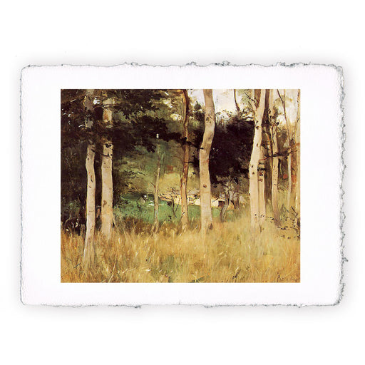 Stampa di Berthe Morisot - Cottage dal tetto di paglia in Normandia - 1865