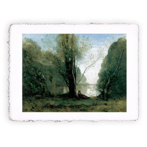 Stampa di Camille Corot - La solitudine. Ricordo di Vigen Limousin - 1866