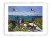 Stampa di Claude Monet Giardino a Sainte Adresse del 1867