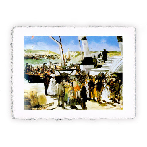 Stampa di Édouard Manet - Partenza del battello di Folkestone - 1869