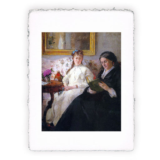Stampa di Berthe Morisot - Ritratto della madre dell'artista e della sorella - 1869