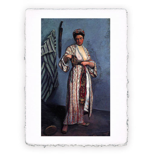 Stampa di Jean Frédéric Bazille - Donna in costume marocchino - 1869