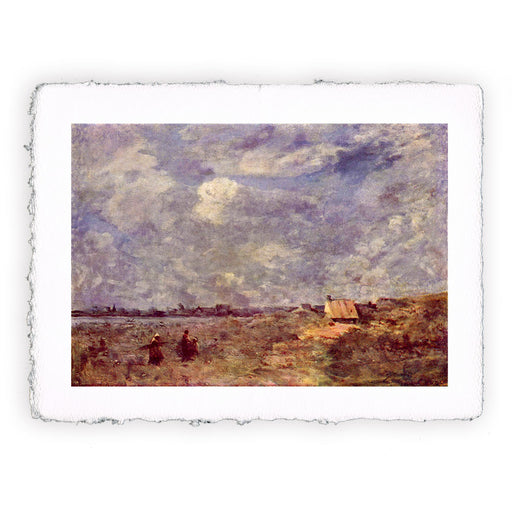 Stampa di Camille Corot - Tempo temporalesco al Passo di Calais - 1870