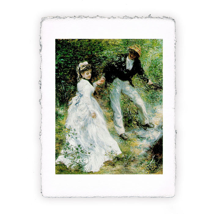 Stampa di Pierre-Auguste Renoir - La passeggiata - 1870