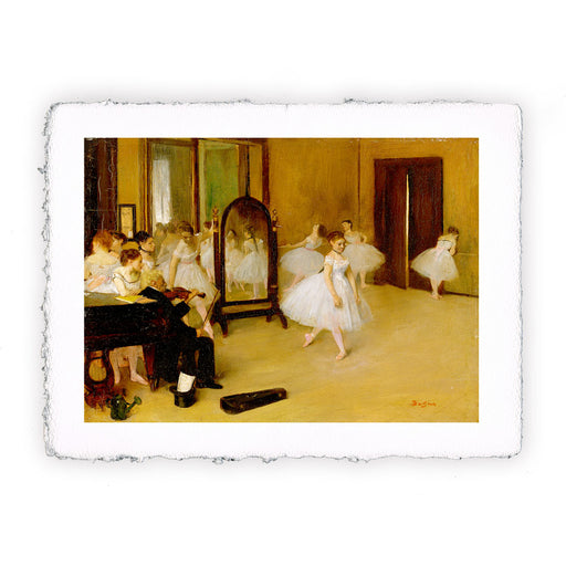 Stampa di Edgar Degas Passo di danza Chassé del 1872